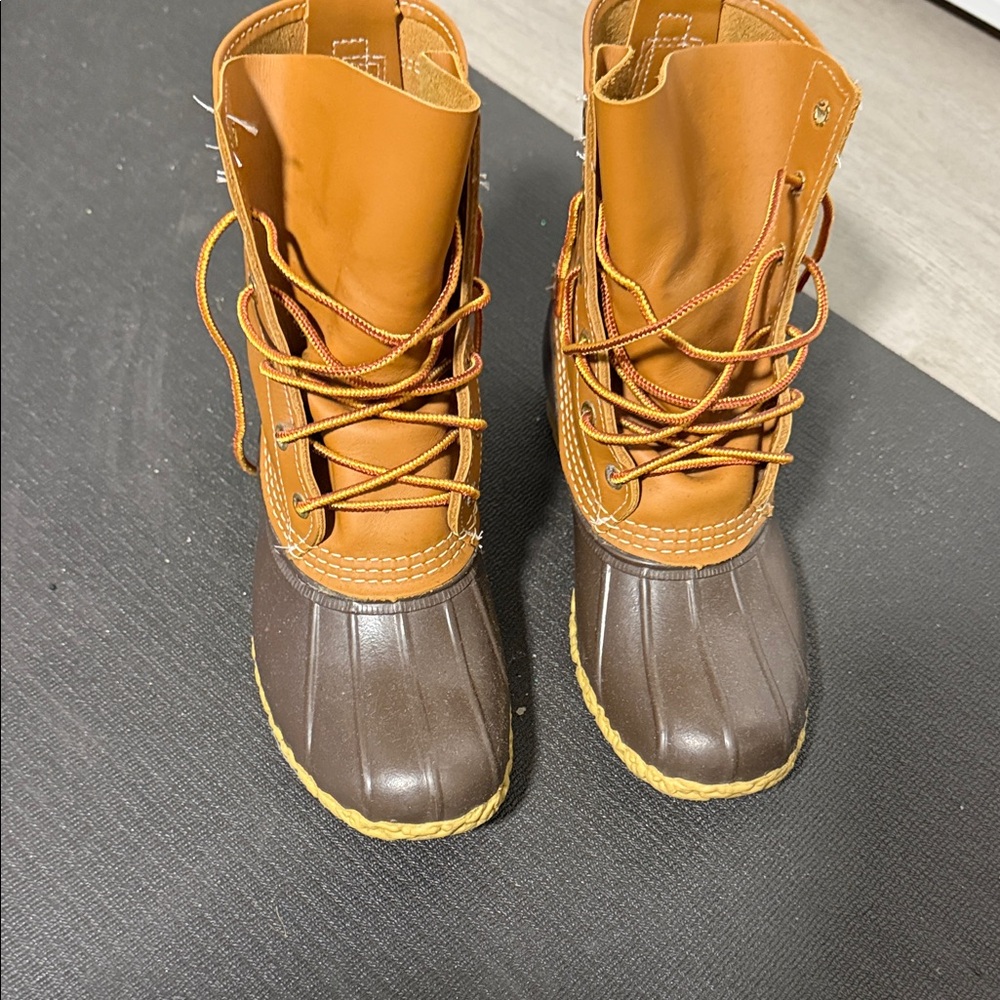 L.L. Bean Brown and Tan Winter Boots